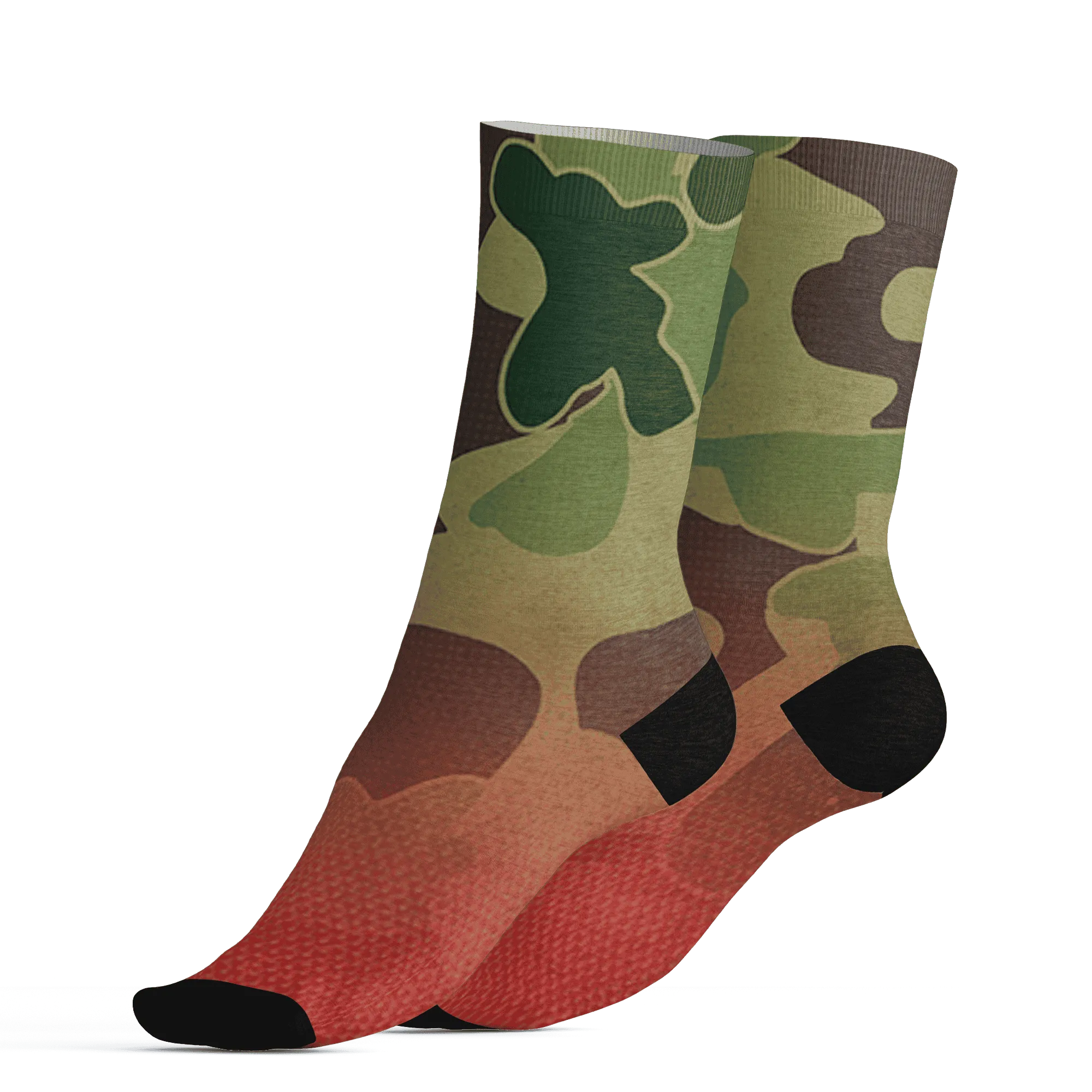 AM-90-Dark-Sage-Solar-Red-NastyJamz-Socks-Match-Money-Junkie-3D