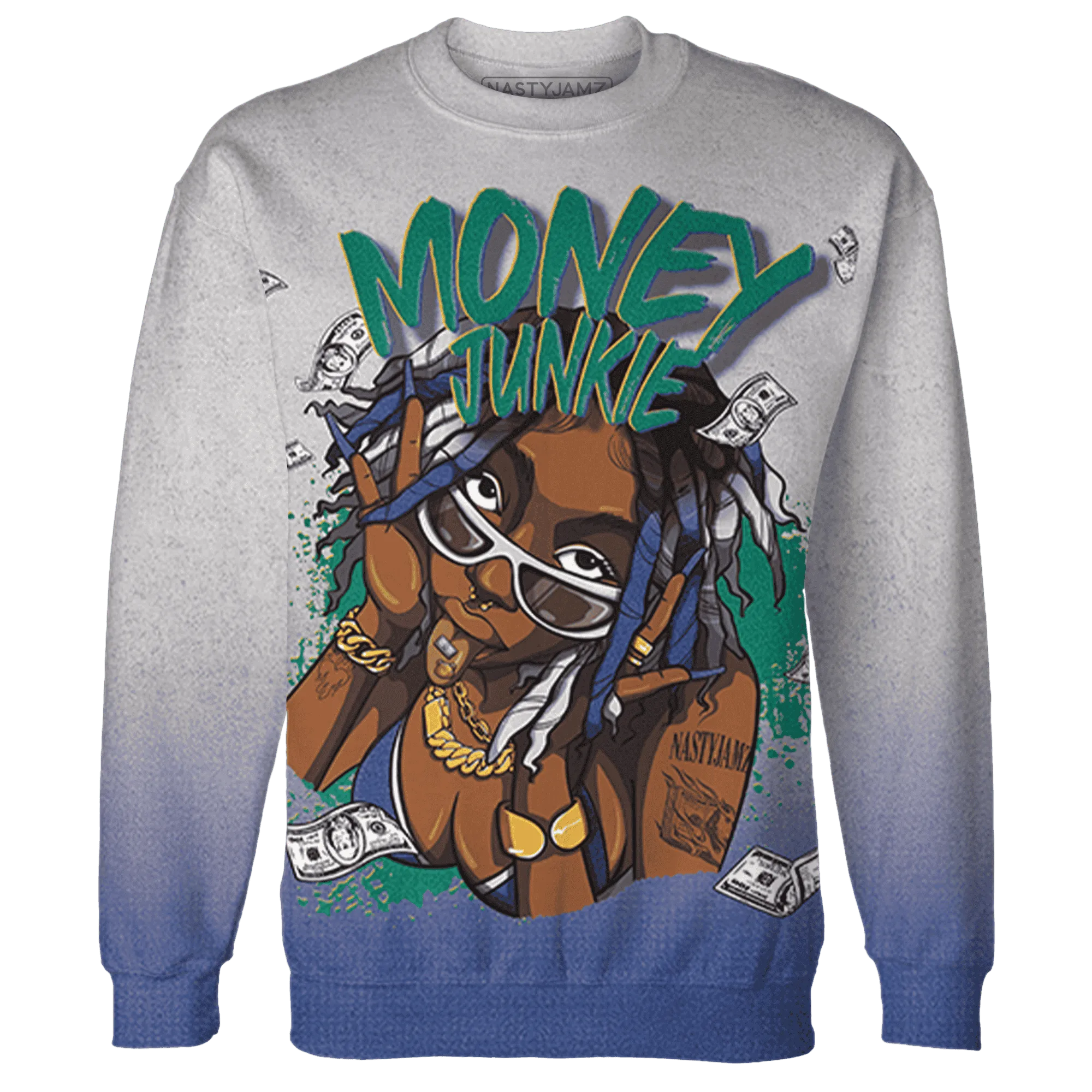 Dunk-Hyper-Royal-Malachite-NastyJamz-Sweatshirt-Match-Money-Junkie-3D