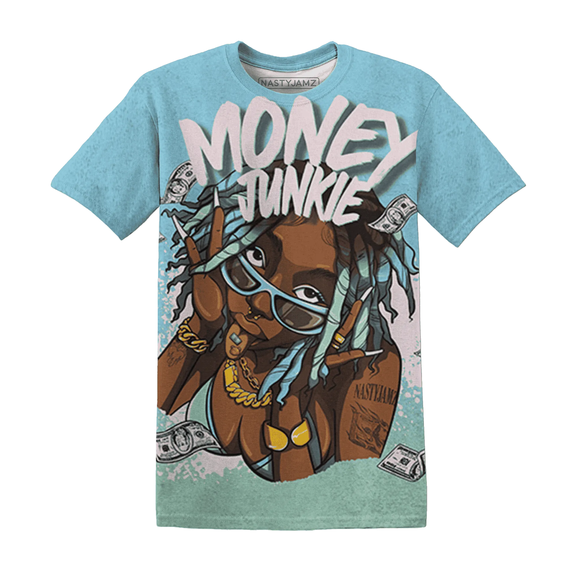 Dunk-Verdy-Visty-NastyJamz-T-Shirt-Match-Money-Junkie-3D