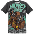 Green Glow 3s T Shirt Match Money Junkie 3D All-Over Print - NastyJamz