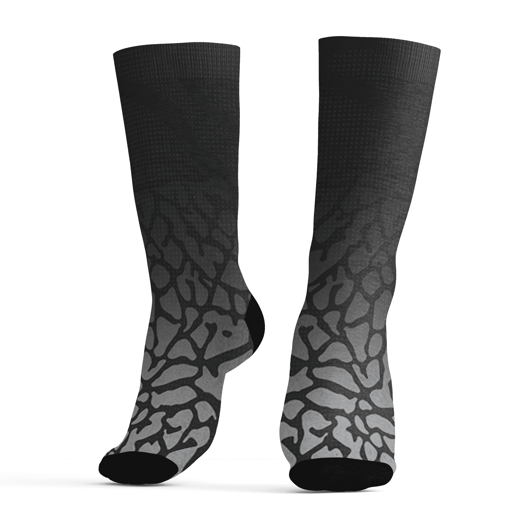 Green Glow 3s Socks Match Money Junkie 3D All-Over Print - NastyJamz