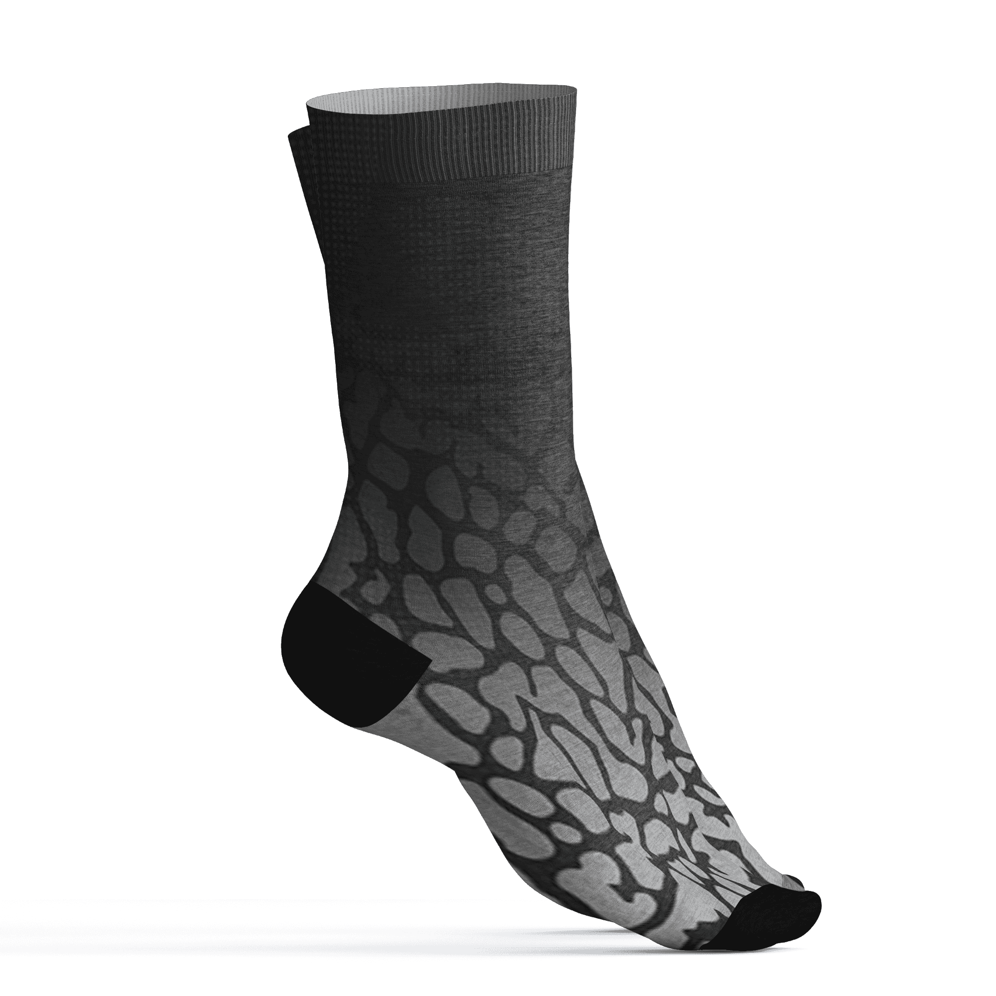 Green Glow 3s Socks Match Money Junkie 3D All-Over Print - NastyJamz