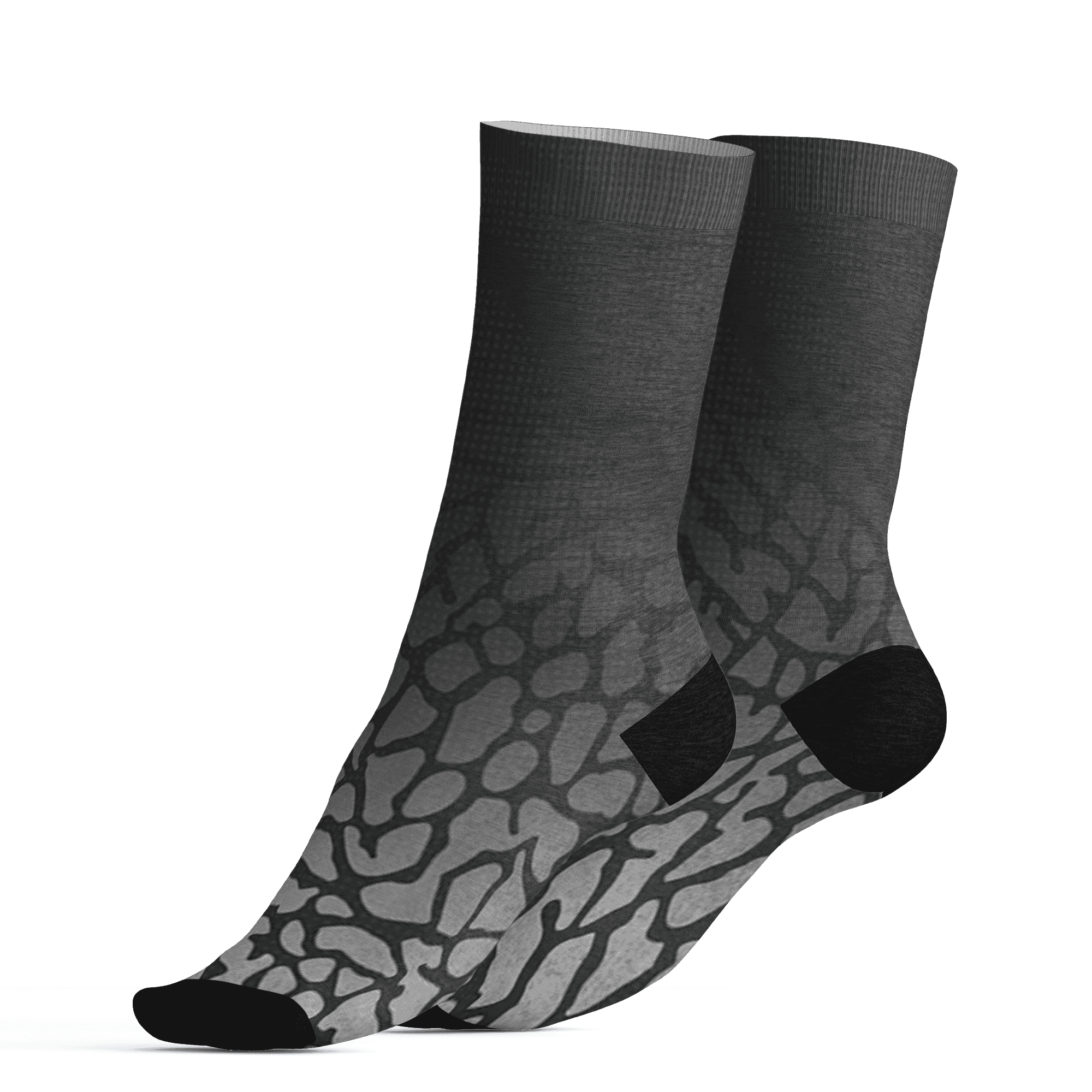 Green Glow 3s Socks Match Money Junkie 3D All-Over Print - NastyJamz