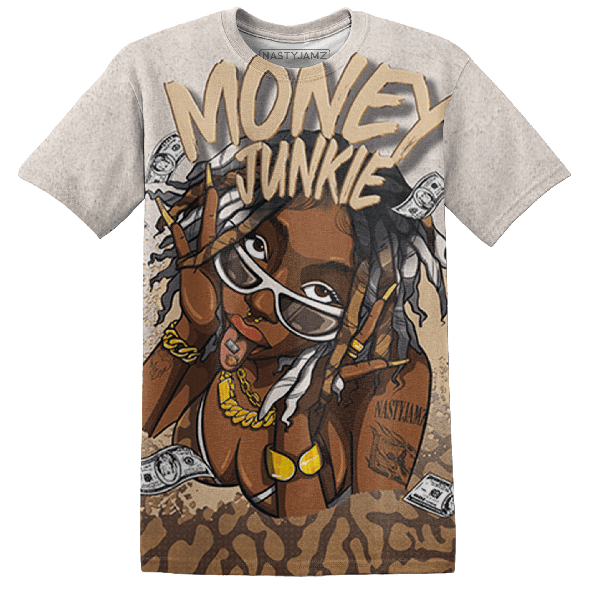 Palomino 3s T Shirt Match Money Junkie 3D All-Over Print - NastyJamz