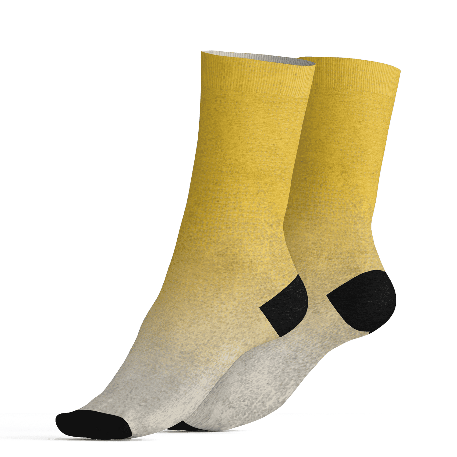 Yellow Ochre 6s Socks Match Money Junkie 3D All-Over Print - NastyJamz