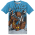 Powder Blue 9s T Shirt Match Money Junkie 3D All-Over Print - NastyJamz