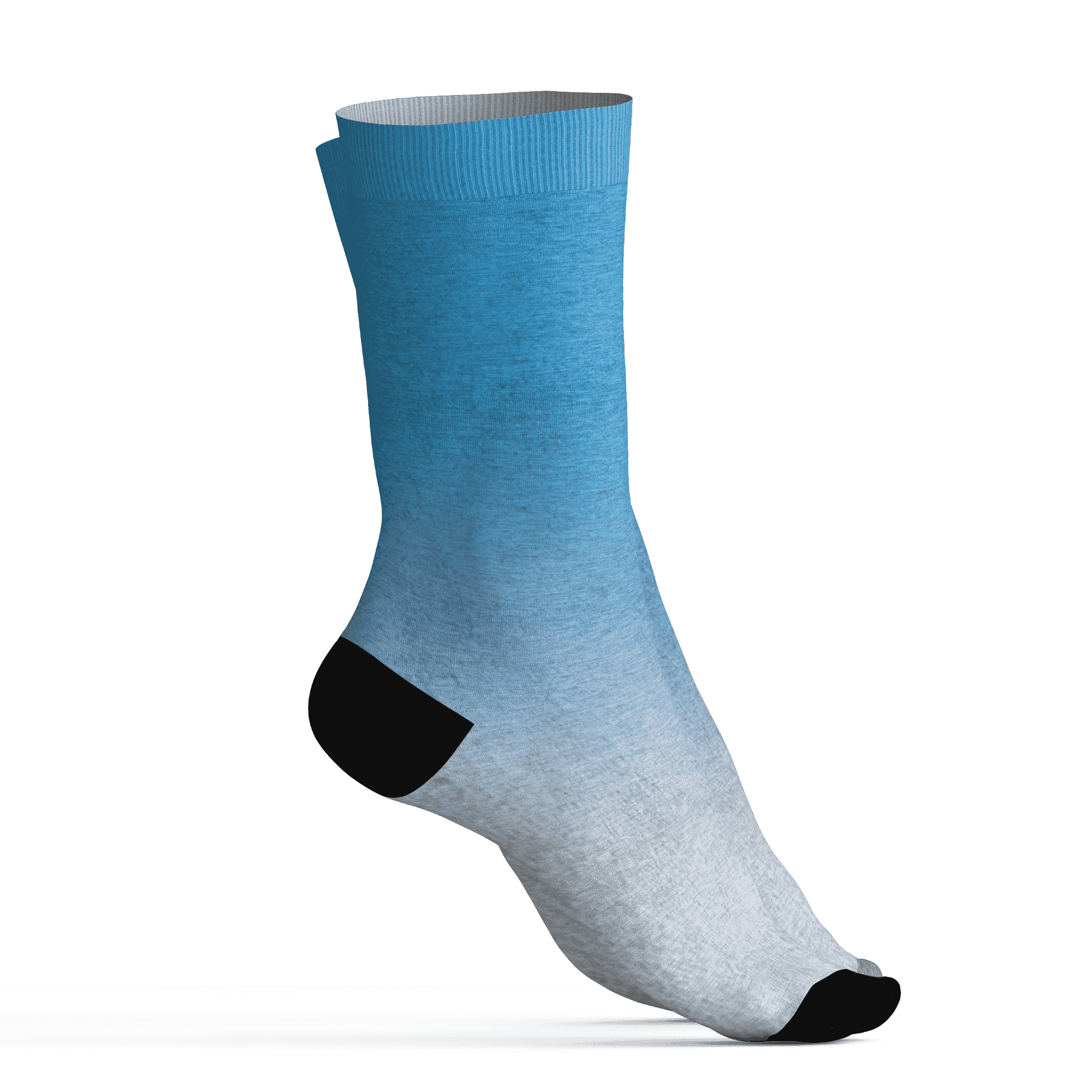 Powder Blue 9s Socks Match Money Junkie 3D All-Over Print - NastyJamz