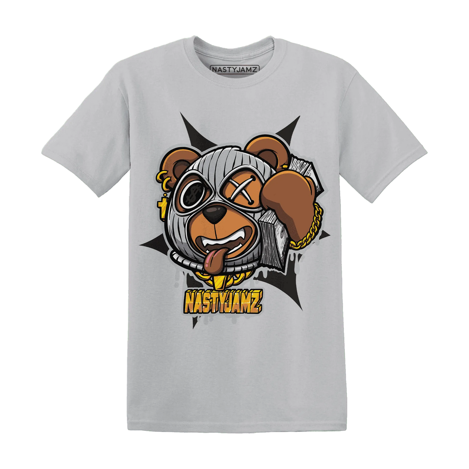 NastyJamz-Wolf-Grey-12s-T-Shirt-Match-Money-Motive-BER