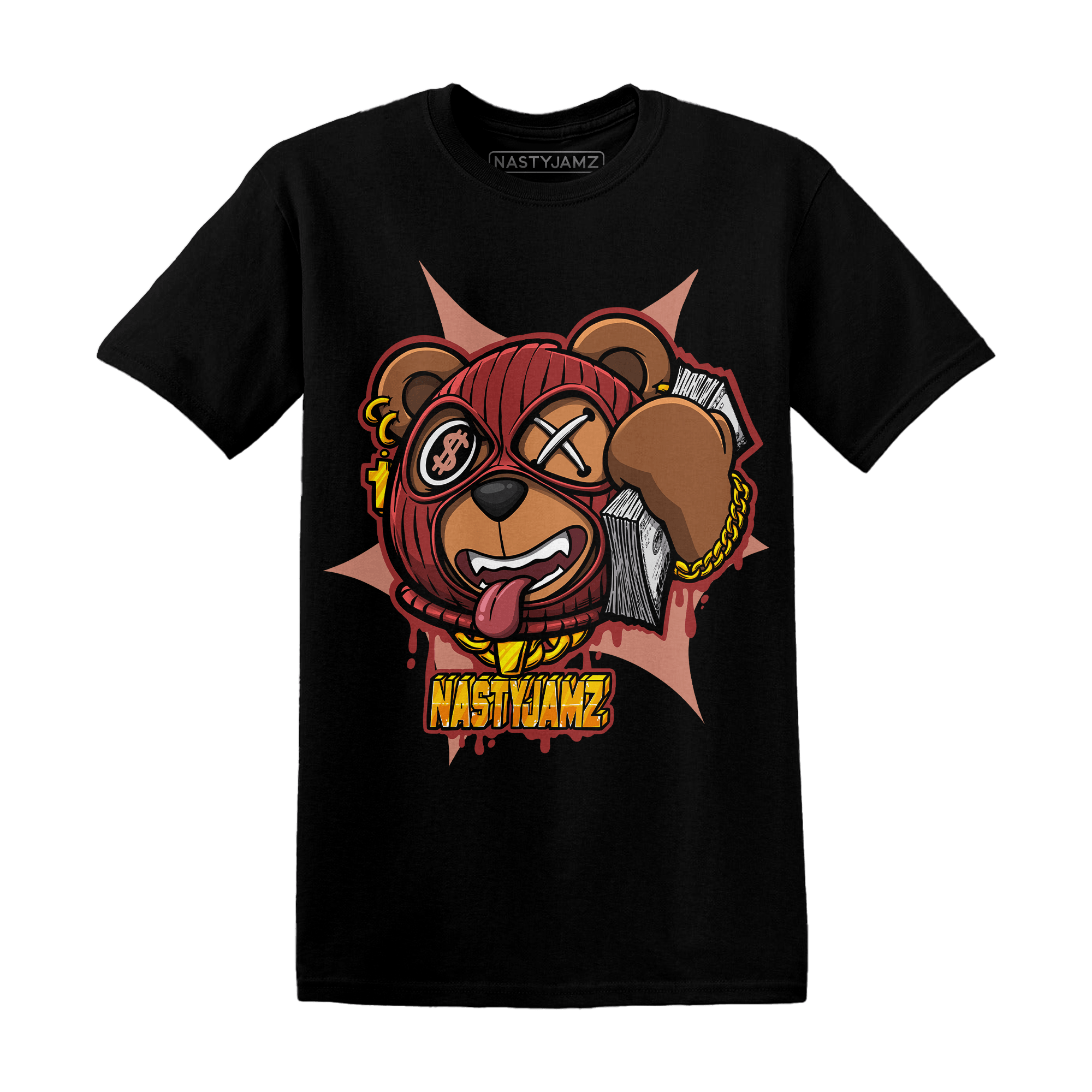 Dune Red 13s T Shirt Match Money Motive BER - NastyJamz