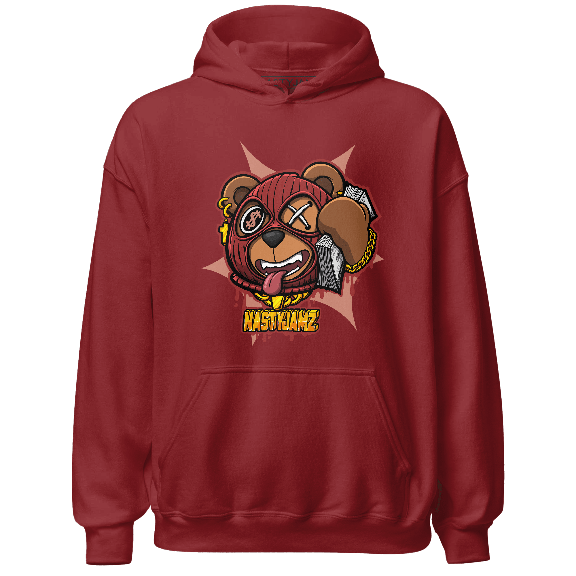 Dune Red 13s Hoodie Match Money Motive BER - NastyJamz
