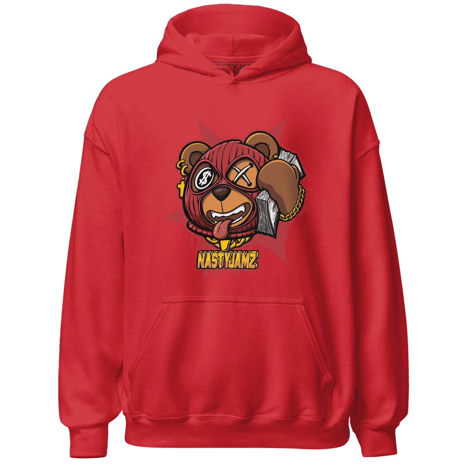 Black-Toe-Reimagined-Red-White-1s-NastyJamz-Hoodie-Match-Money-Motive-BER