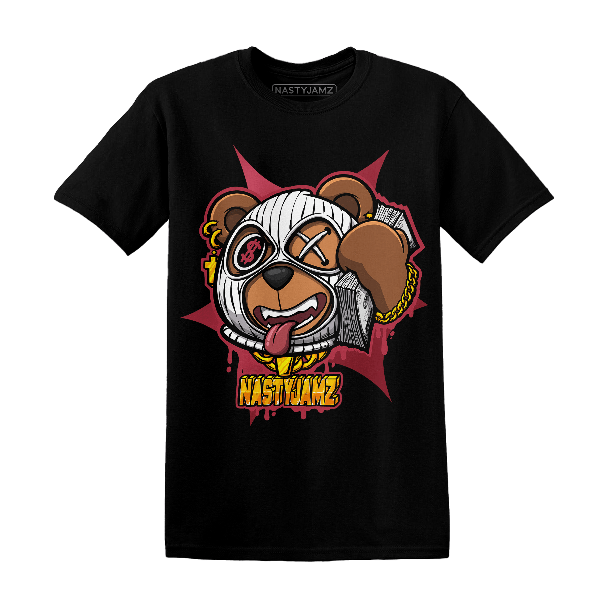 High 85 Metallic Burgundy 1s T Shirt Match Money Motive BER - NastyJamz