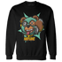 High OG Green Glow 1s Sweatshirt Match Money Motive BER - NastyJamz