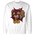 High White Team Red 1s Sweatshirt Match Money Motive BER - NastyJamz