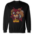 High White Team Red 1s Sweatshirt Match Money Motive BER - NastyJamz