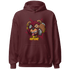 High White Team Red 1s Hoodie Match Money Motive BER - NastyJamz
