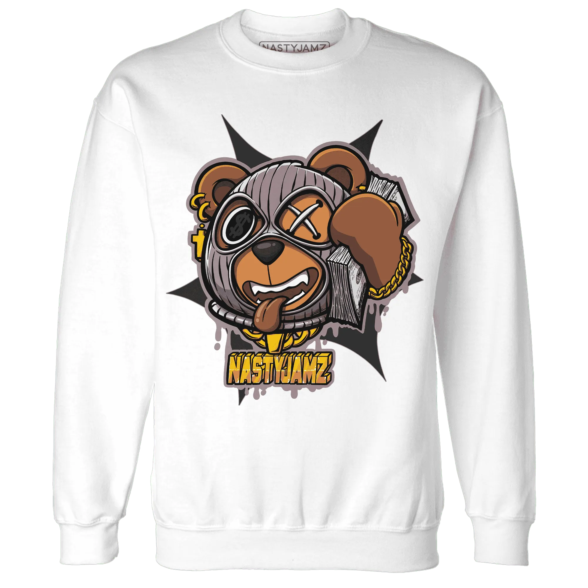 NastyJamz-Black-Violet-Ore-3s-Sweatshirt-Match-Money-Motive-BER