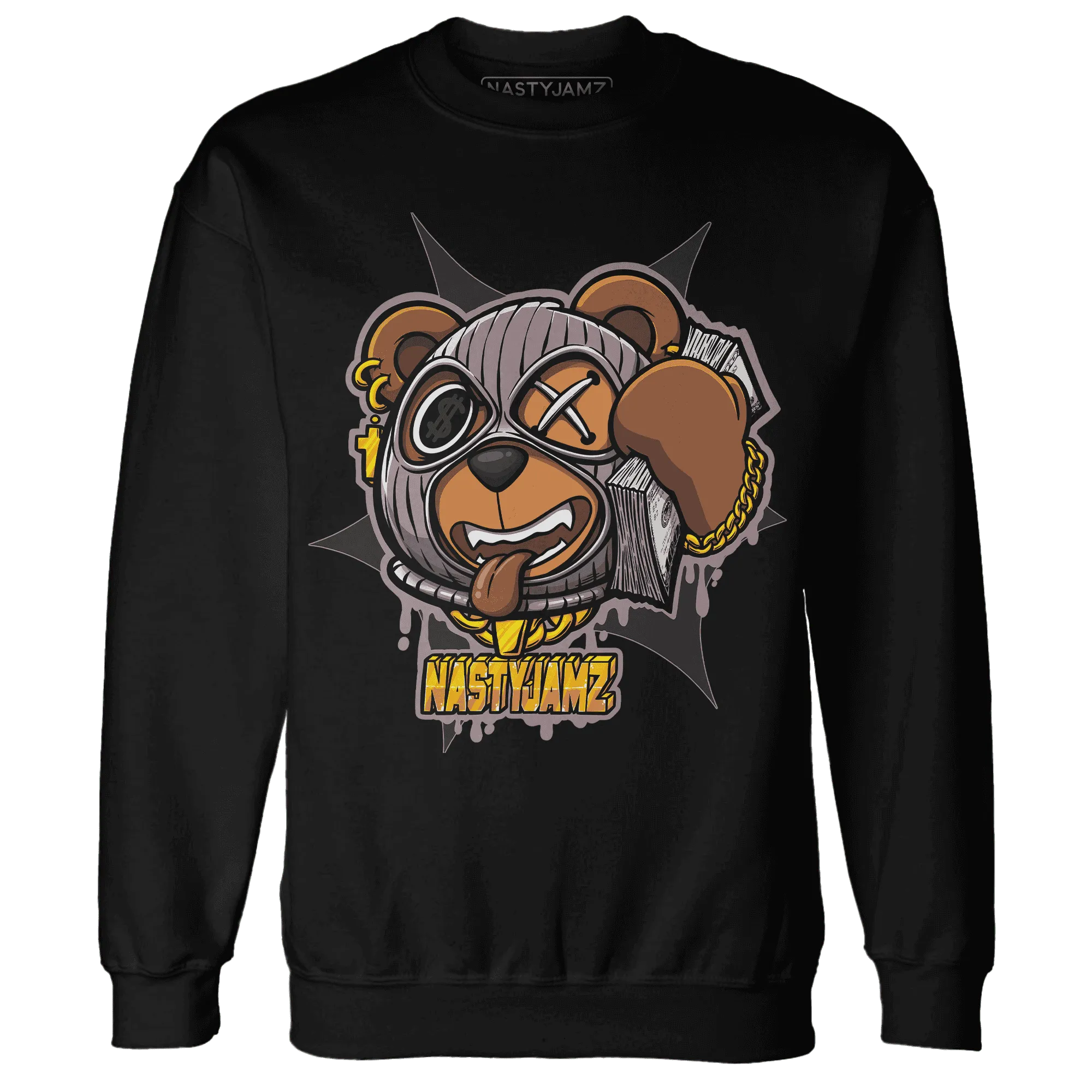 NastyJamz-Black-Violet-Ore-3s-Sweatshirt-Match-Money-Motive-BER