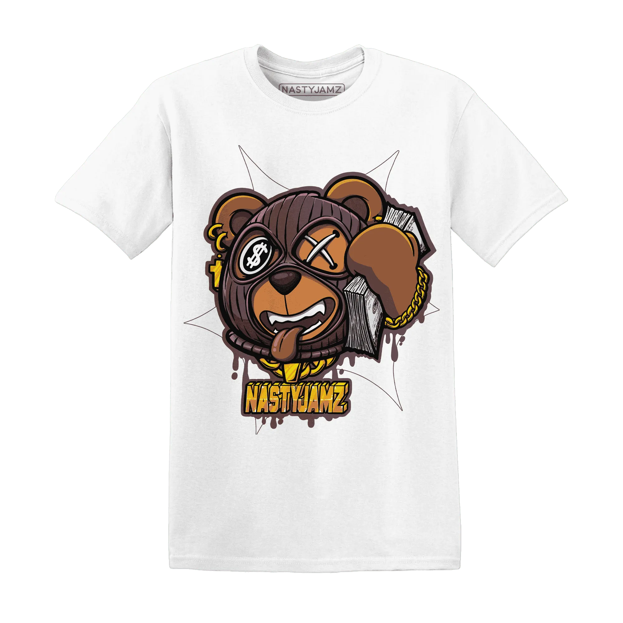 NastyJamz-Burgundy-Crush-3s-T-Shirt-Match-Money-Motive-BER