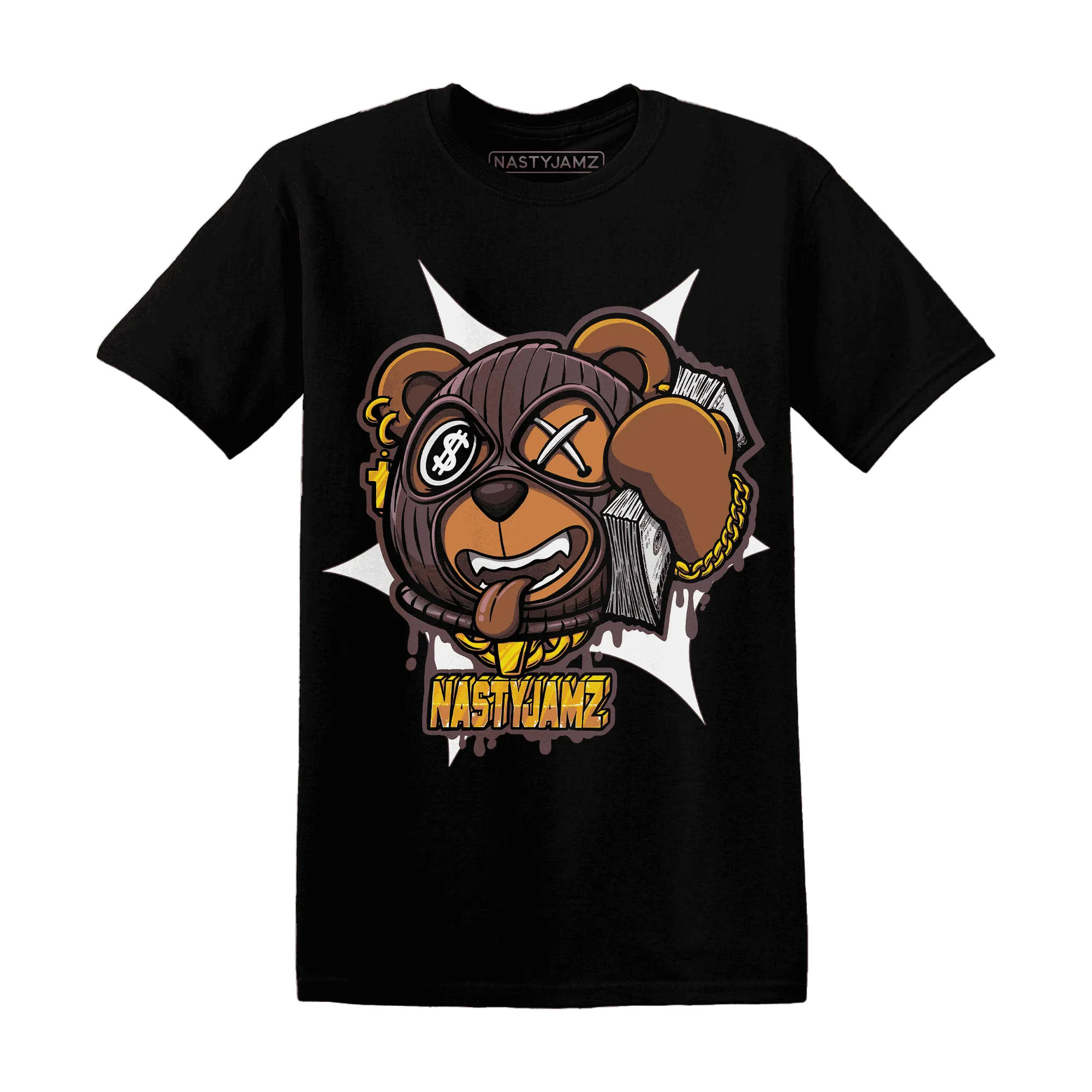 NastyJamz-Burgundy-Crush-3s-T-Shirt-Match-Money-Motive-BER