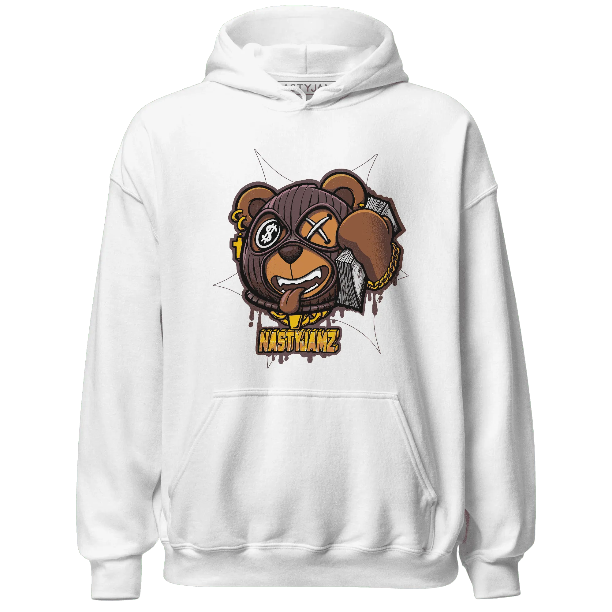 NastyJamz-Burgundy-Crush-3s-Hoodie-Match-Money-Motive-BER