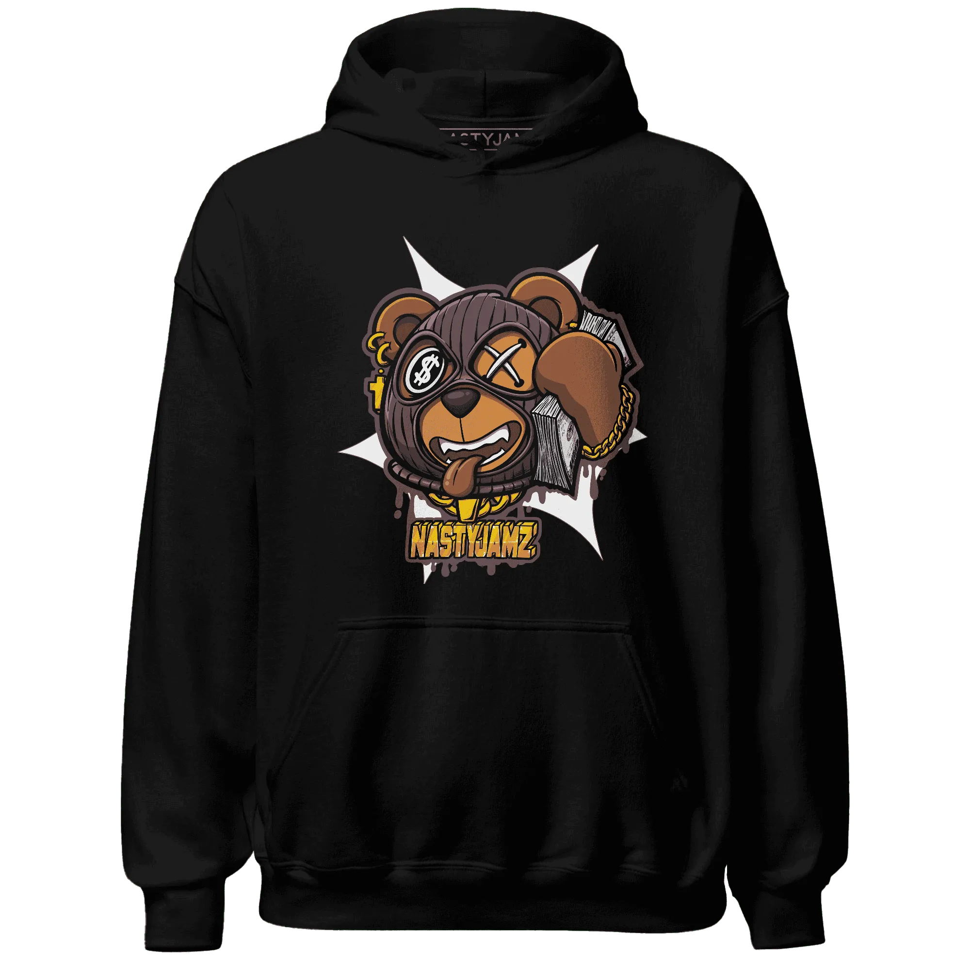 NastyJamz-Burgundy-Crush-3s-Hoodie-Match-Money-Motive-BER