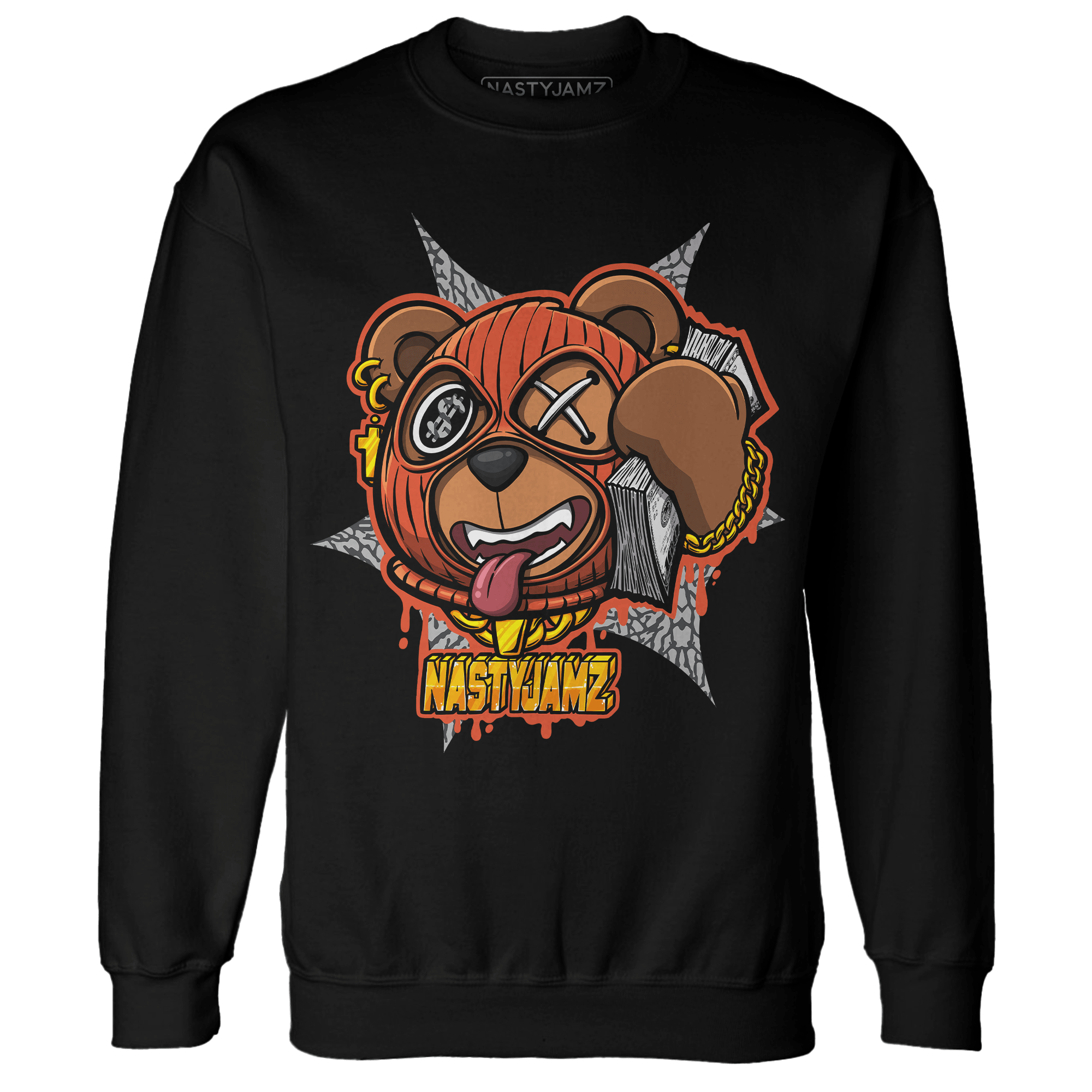 Georgia Peach 3s Sweatshirt Match Money Motive BER - NastyJamz