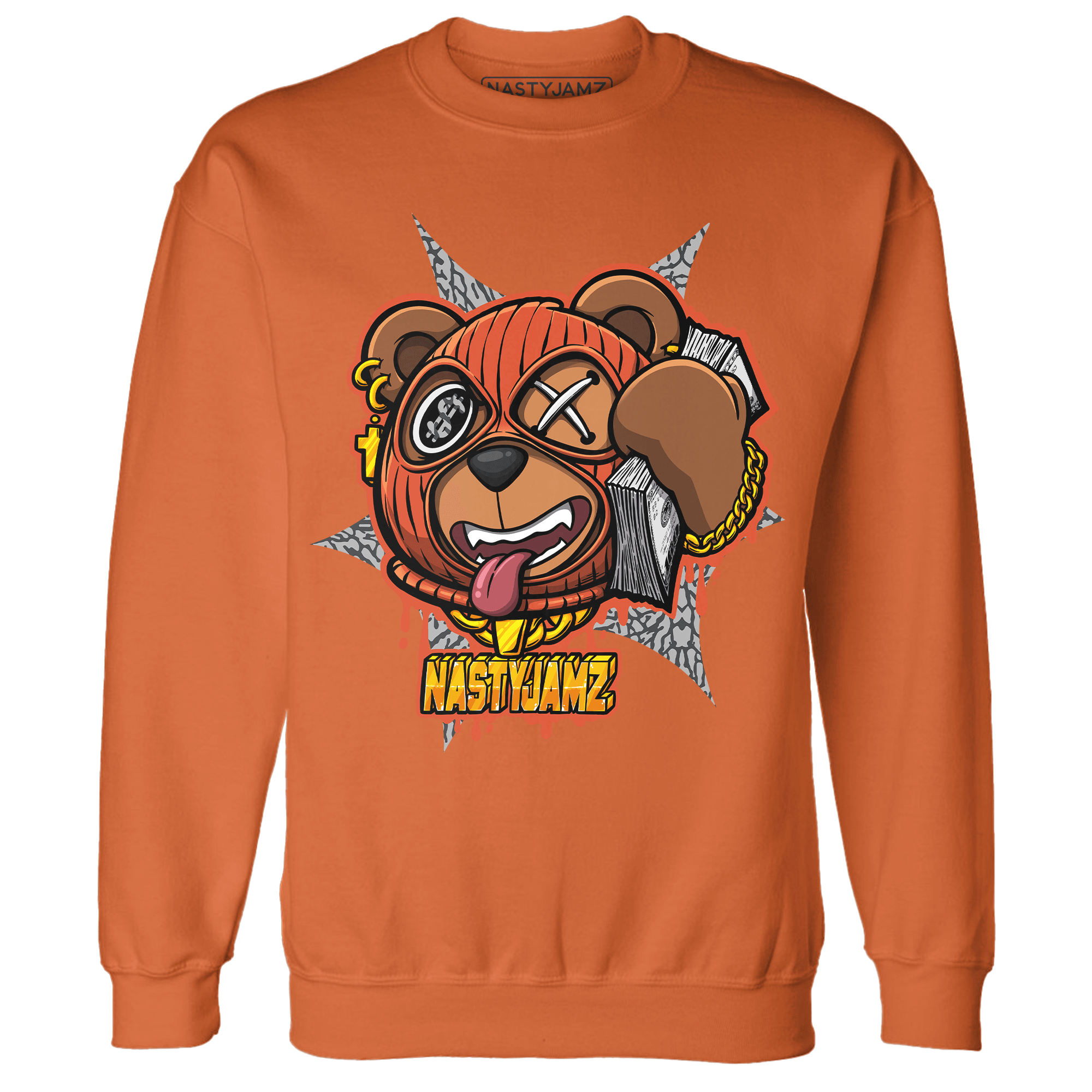 Georgia Peach 3s Sweatshirt Match Money Motive BER - NastyJamz