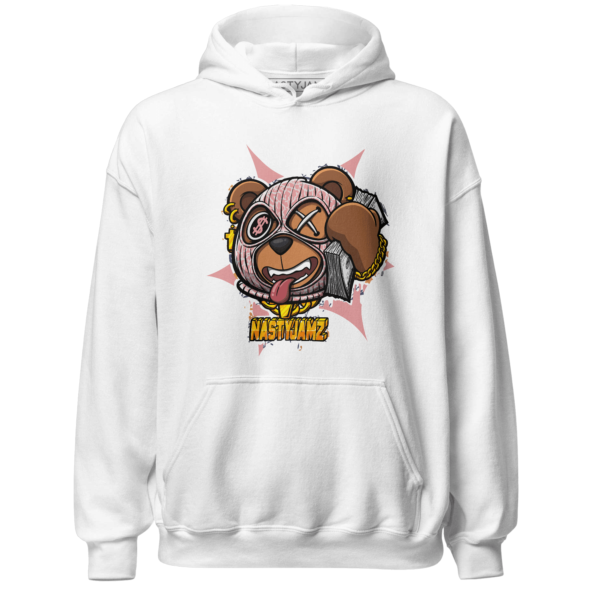Red Stardust 3s Hoodie Match Money Motive BER - NastyJamz