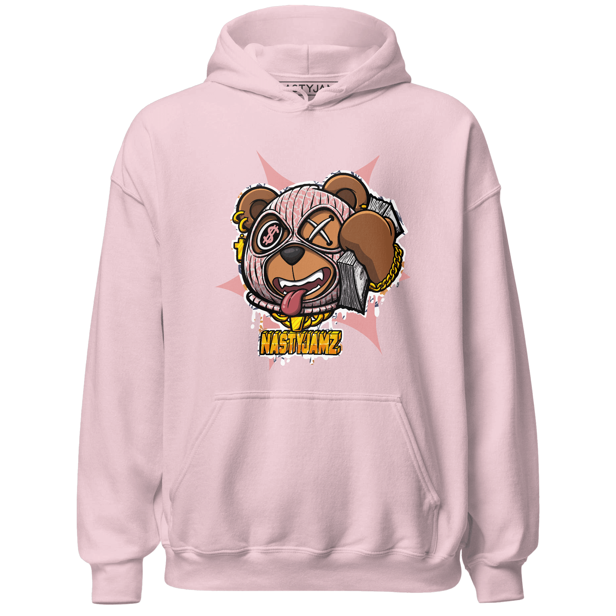 Red Stardust 3s Hoodie Match Money Motive BER - NastyJamz