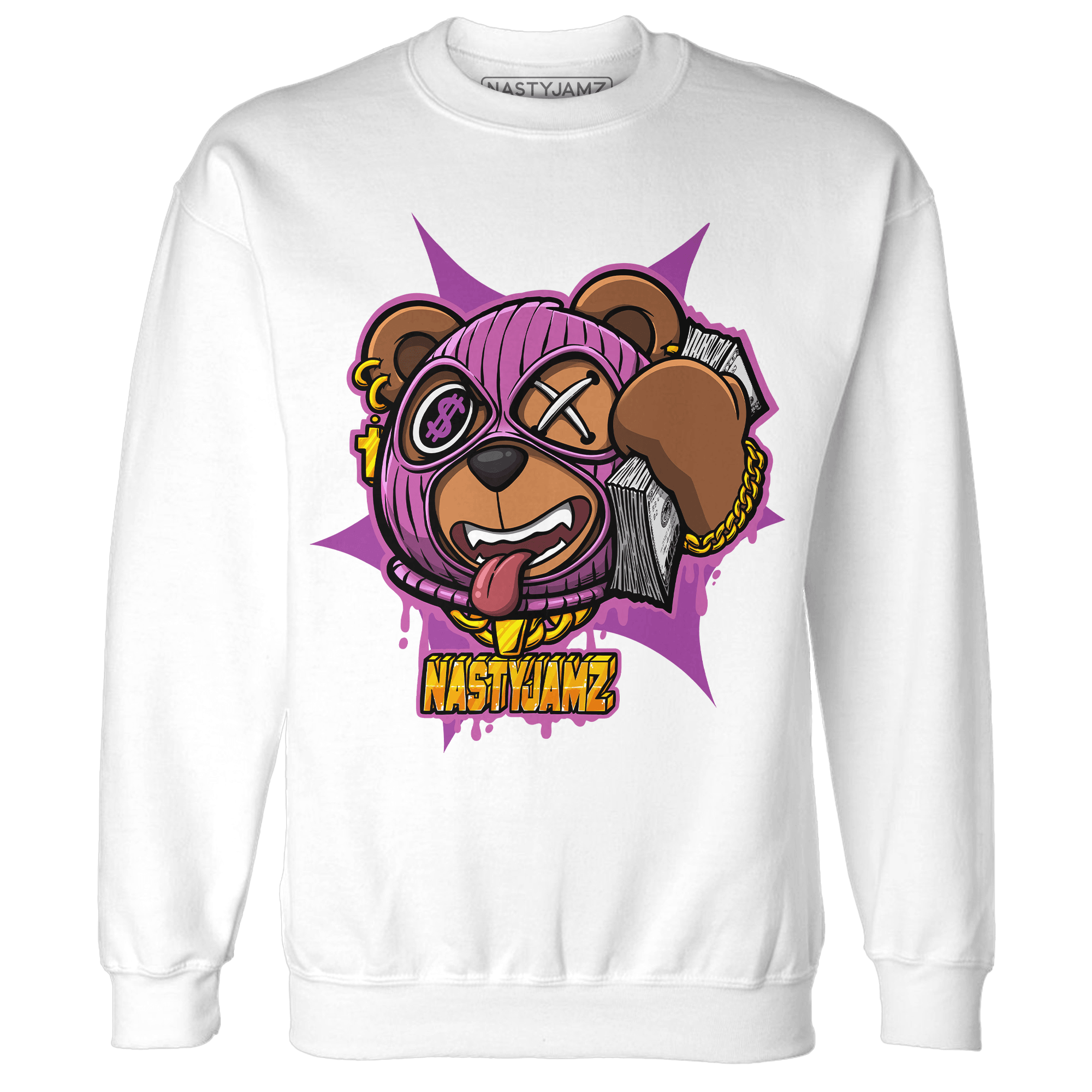 GS Hyper Violet 4s Sweatshirt Match Money Motive BER - NastyJamz