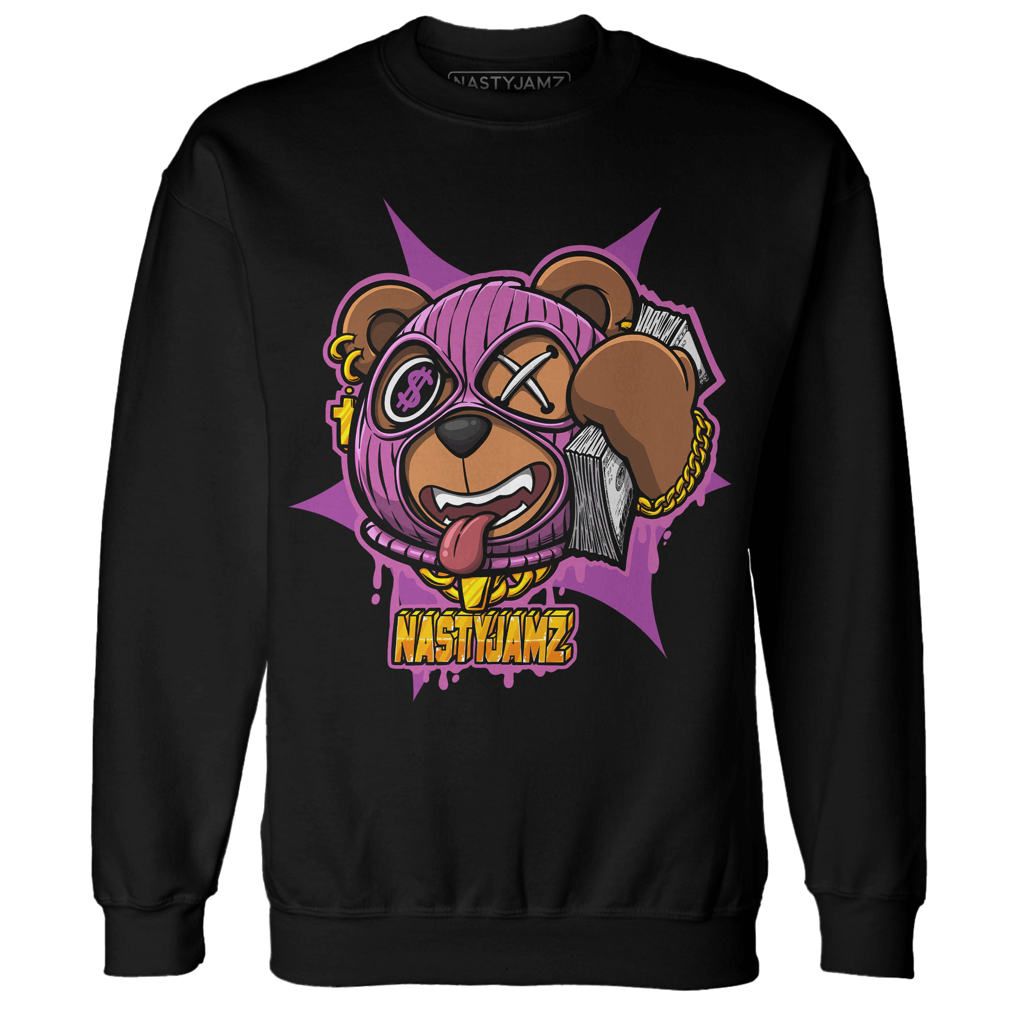 GS Hyper Violet 4s Sweatshirt Match Money Motive BER - NastyJamz