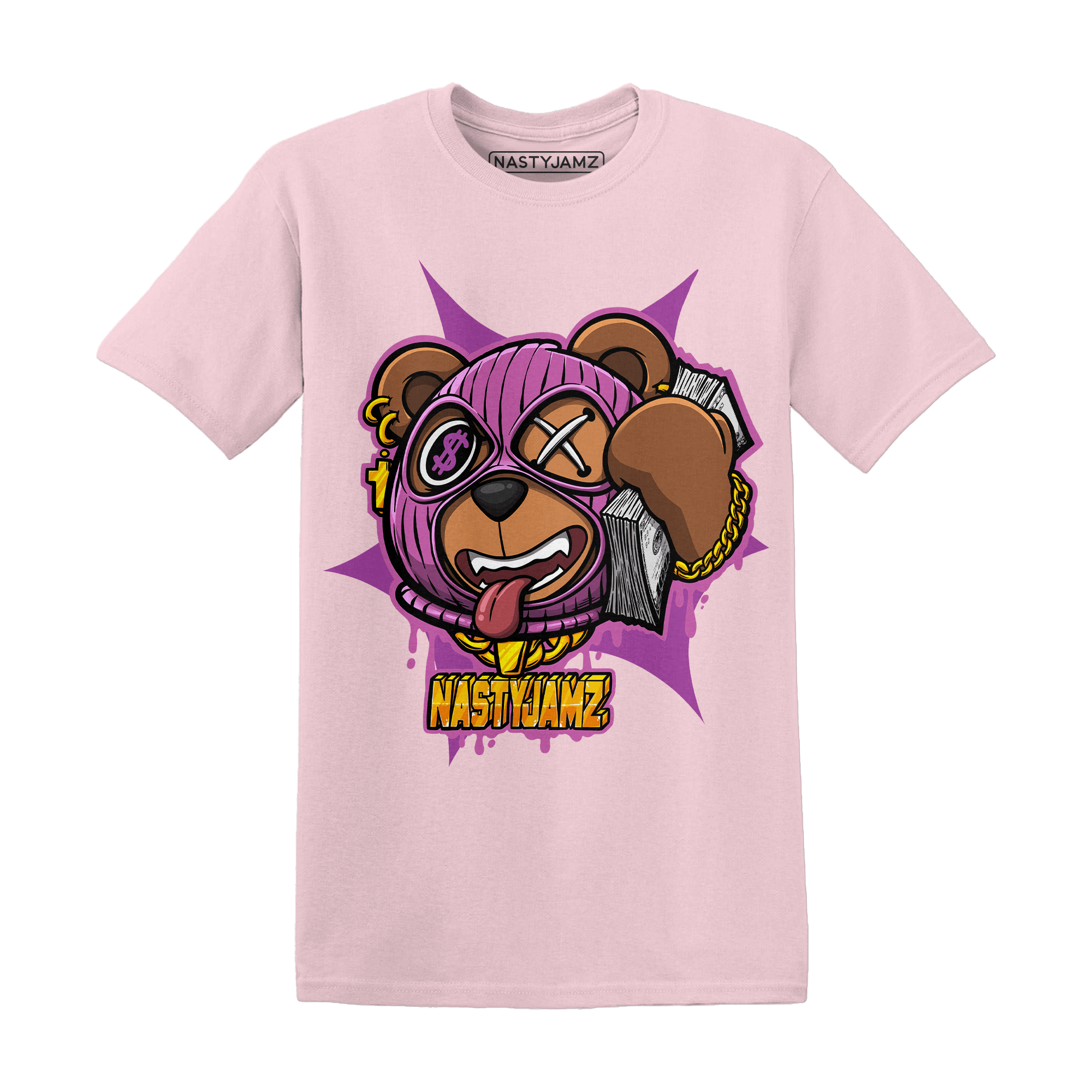 GS Hyper Violet 4s T Shirt Match Money Motive BER - NastyJamz