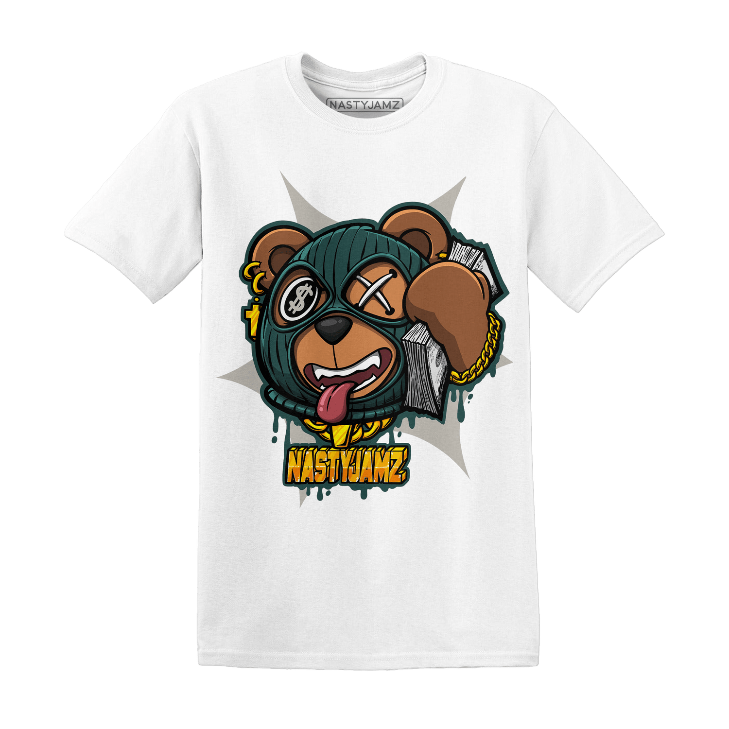 Oxidized Green 4s T Shirt Match Money Motive BER - NastyJamz