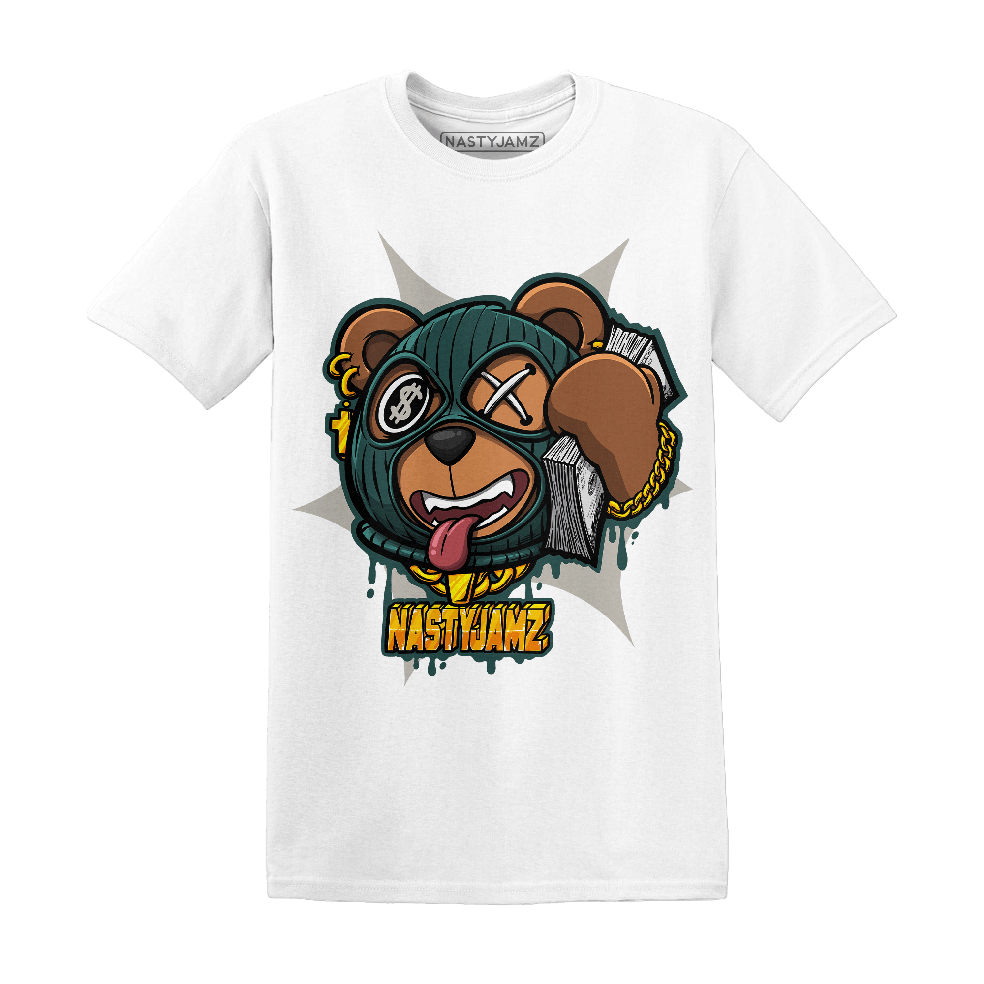 Oxidized Green 4s T Shirt Match Money Motive BER - NastyJamz