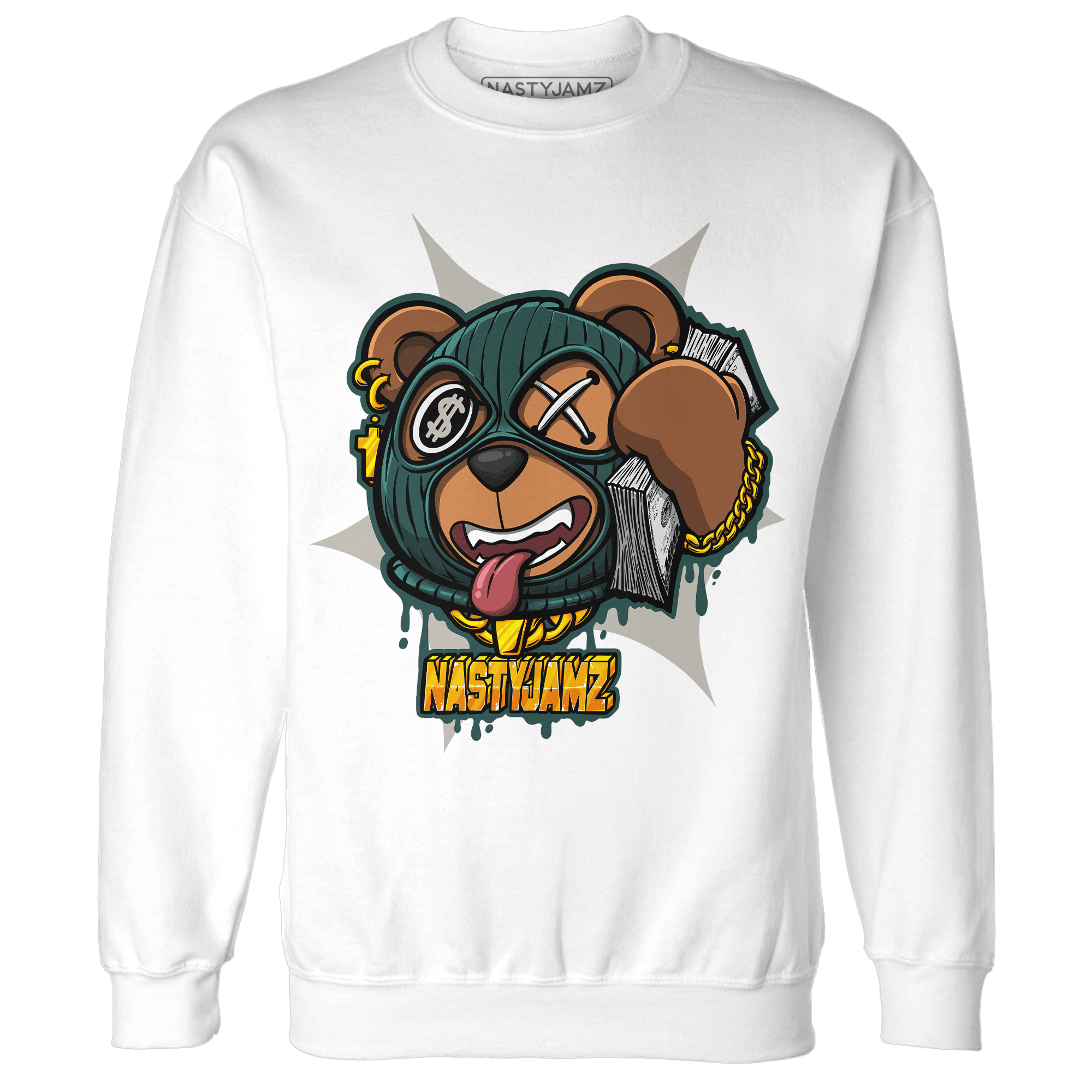 Oxidized Green 4s Sweatshirt Match Money Motive BER - NastyJamz