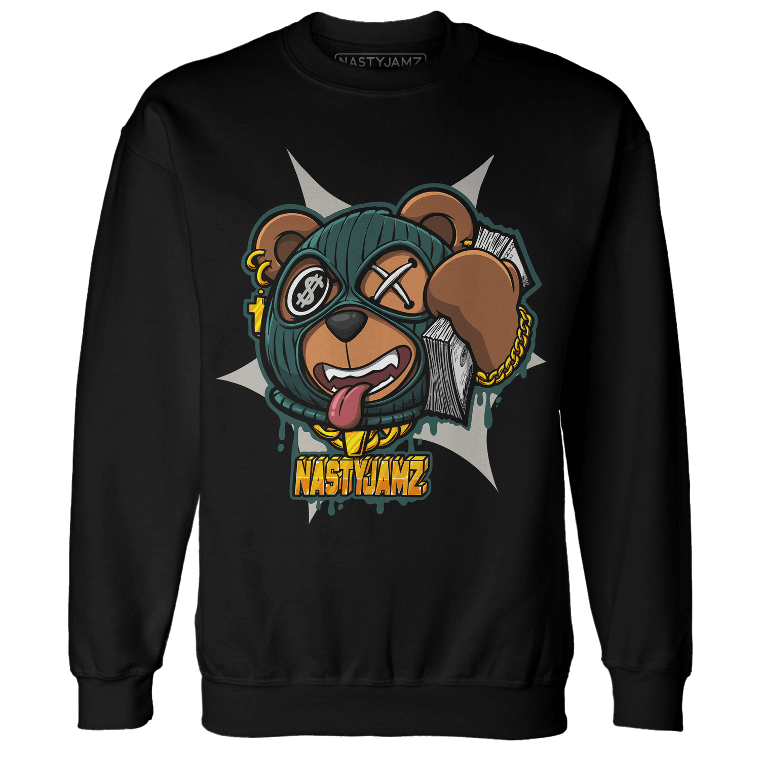 Oxidized Green 4s Sweatshirt Match Money Motive BER - NastyJamz