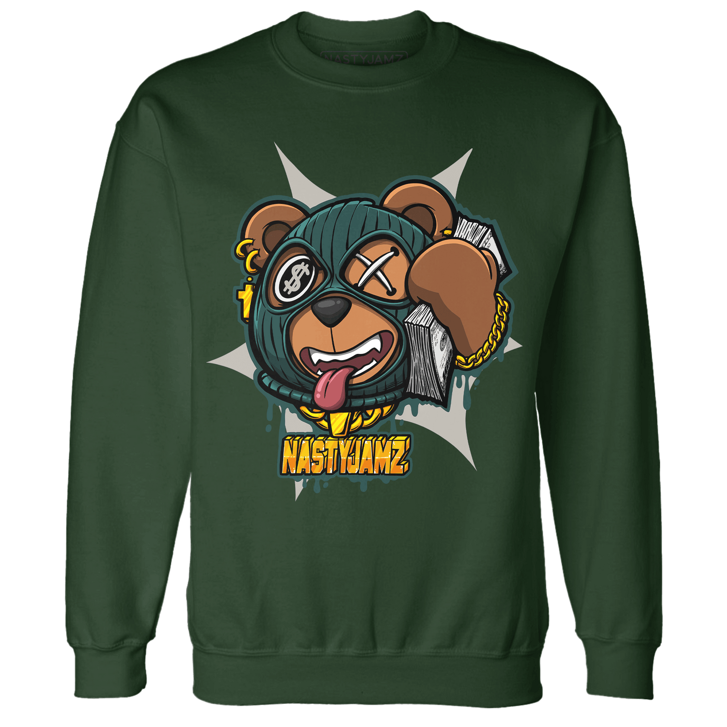Oxidized Green 4s Sweatshirt Match Money Motive BER - NastyJamz