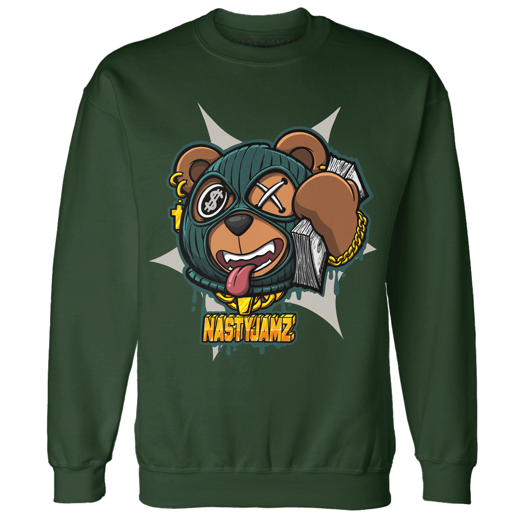 Oxidized Green 4s Sweatshirt Match Money Motive BER - NastyJamz