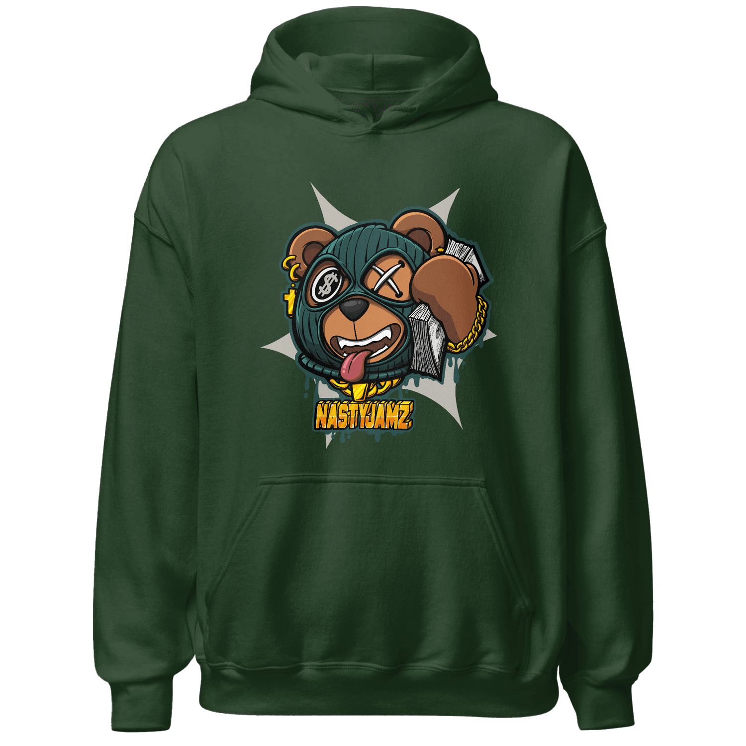 Oxidized Green 4s Hoodie Match Money Motive BER - NastyJamz