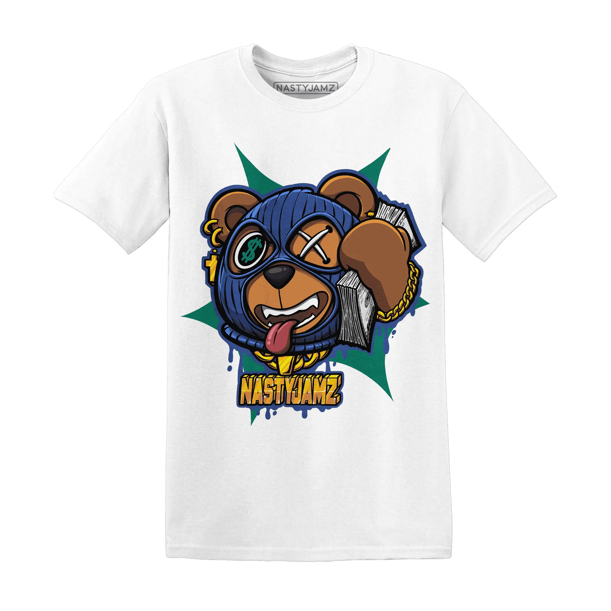 Dunk-Hyper-Royal-Malachite-NastyJamz-T-Shirt-Match-Money-Motive-BER