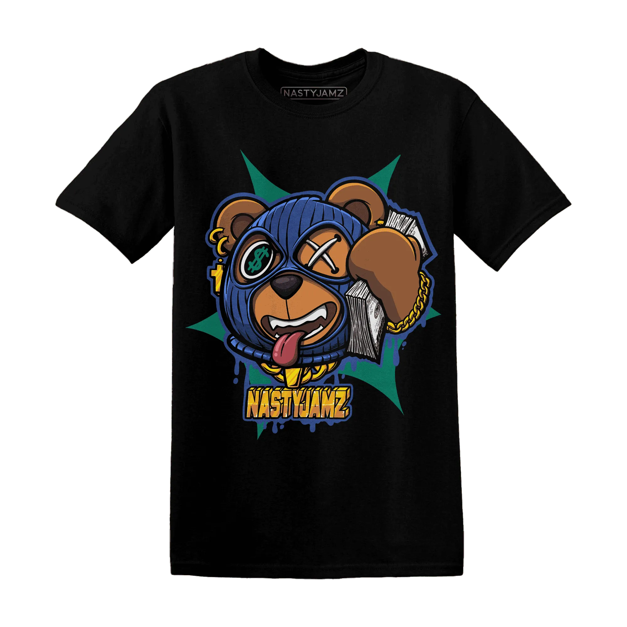 Dunk-Hyper-Royal-Malachite-NastyJamz-T-Shirt-Match-Money-Motive-BER
