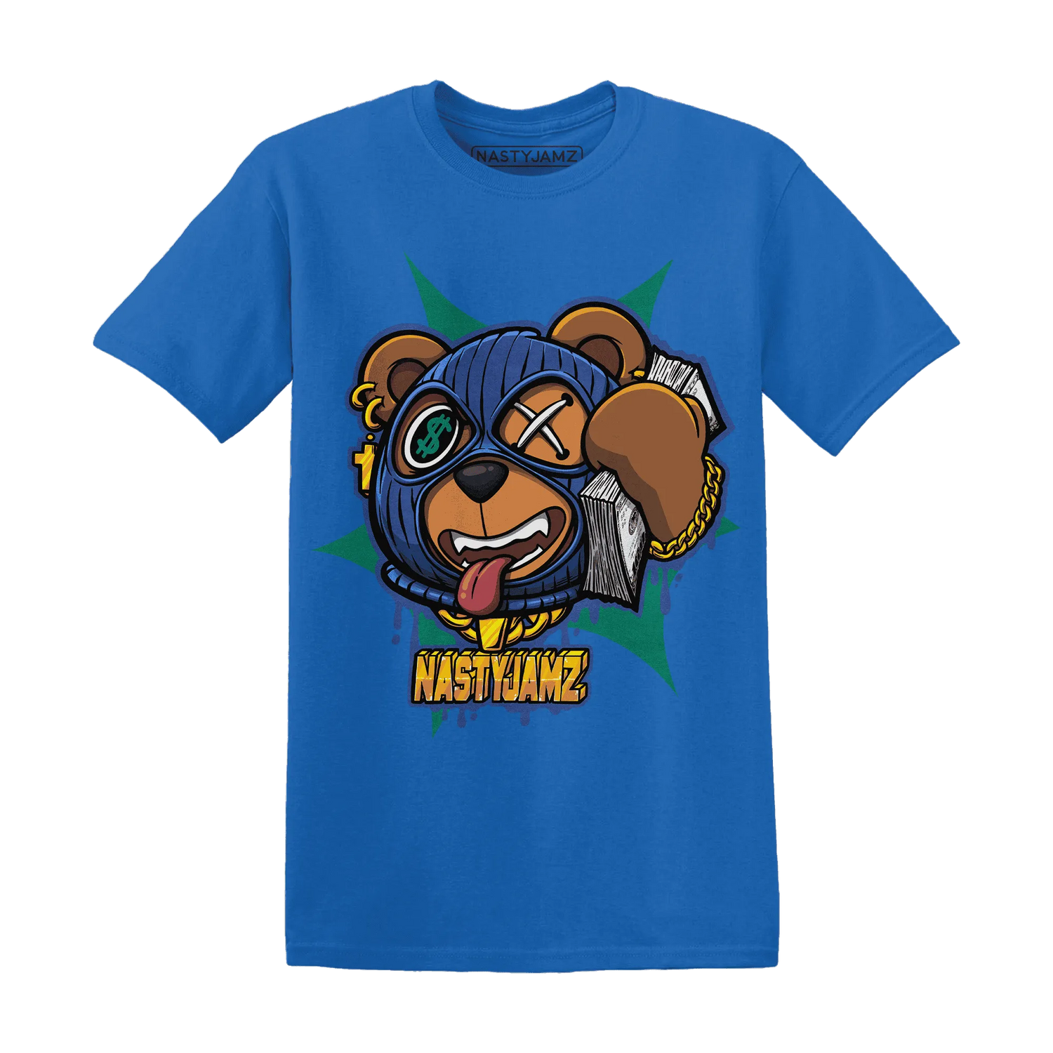 Dunk-Hyper-Royal-Malachite-NastyJamz-T-Shirt-Match-Money-Motive-BER