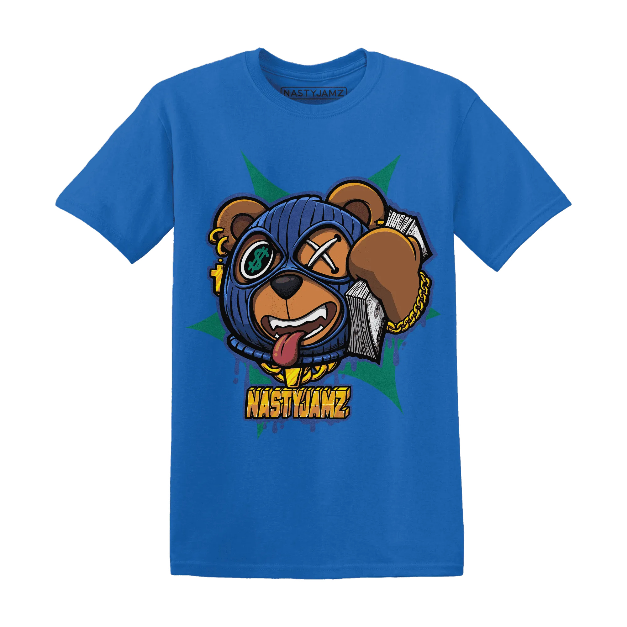 Dunk-Hyper-Royal-Malachite-NastyJamz-T-Shirt-Match-Money-Motive-BER