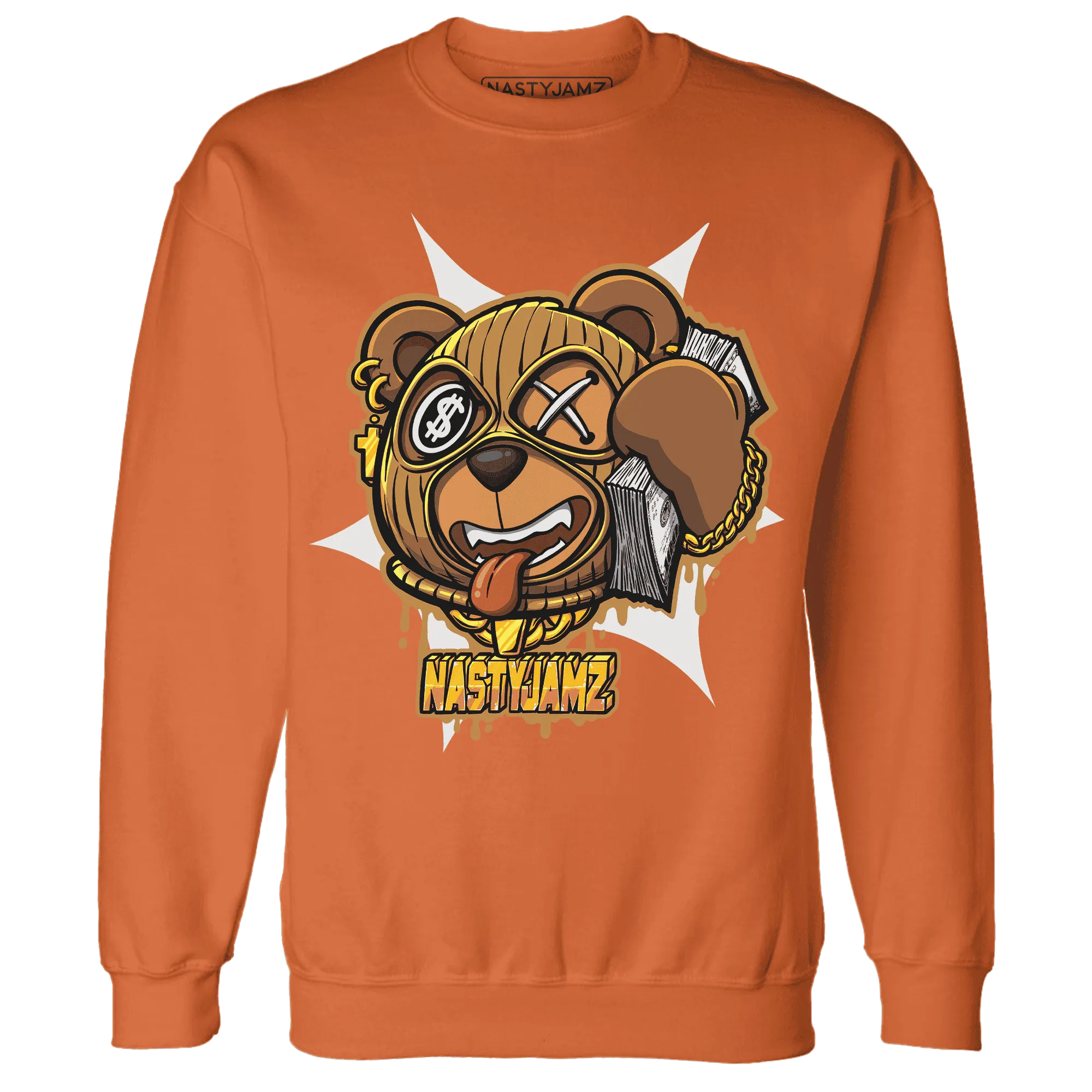 Dunk-Low-Retro-Wheat-Orange-NastyJamz-Sweatshirt-Match-Money-Motive-BER