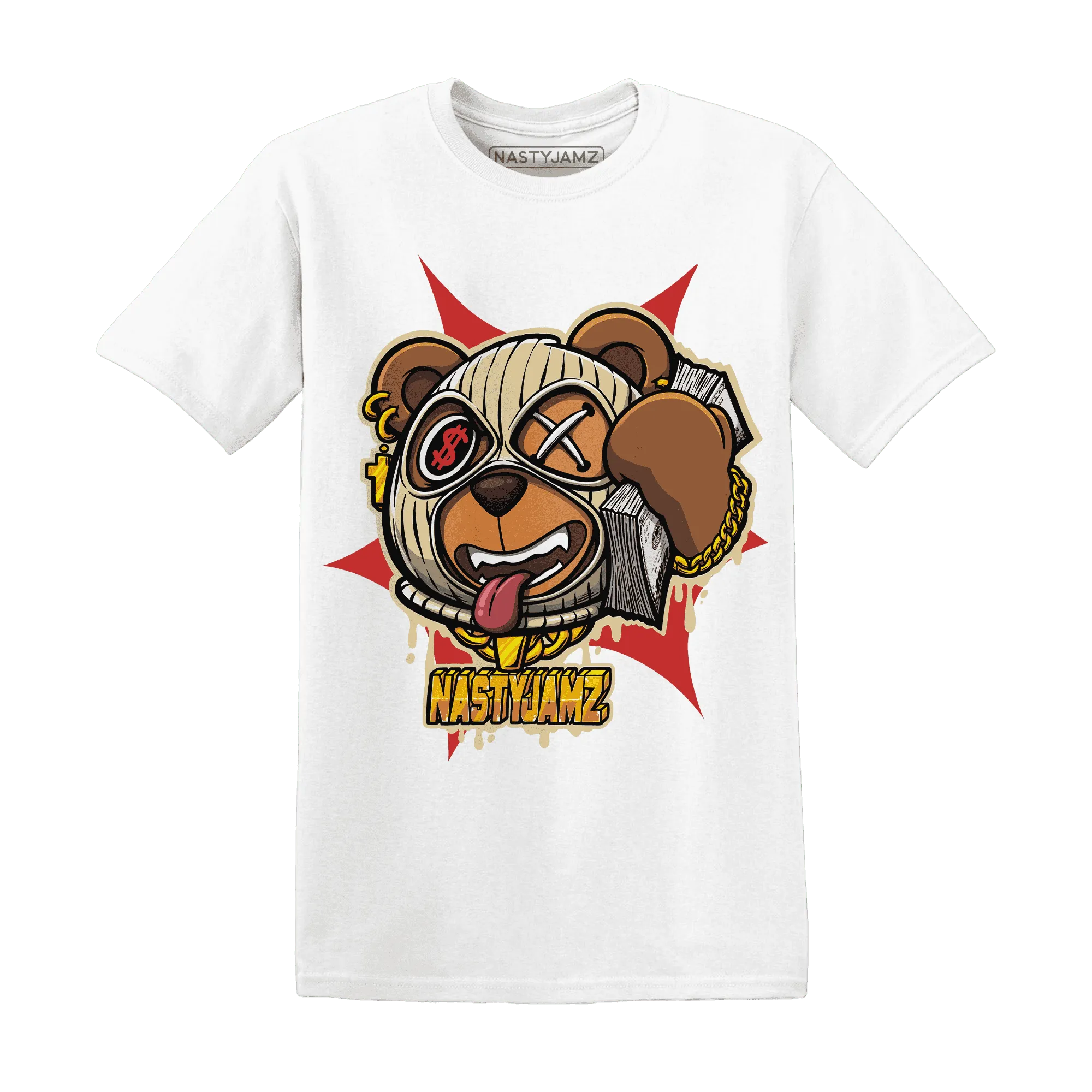 Dunk-Strawberry-Waffle-NastyJamz-T-Shirt-Match-Money-Motive-BER