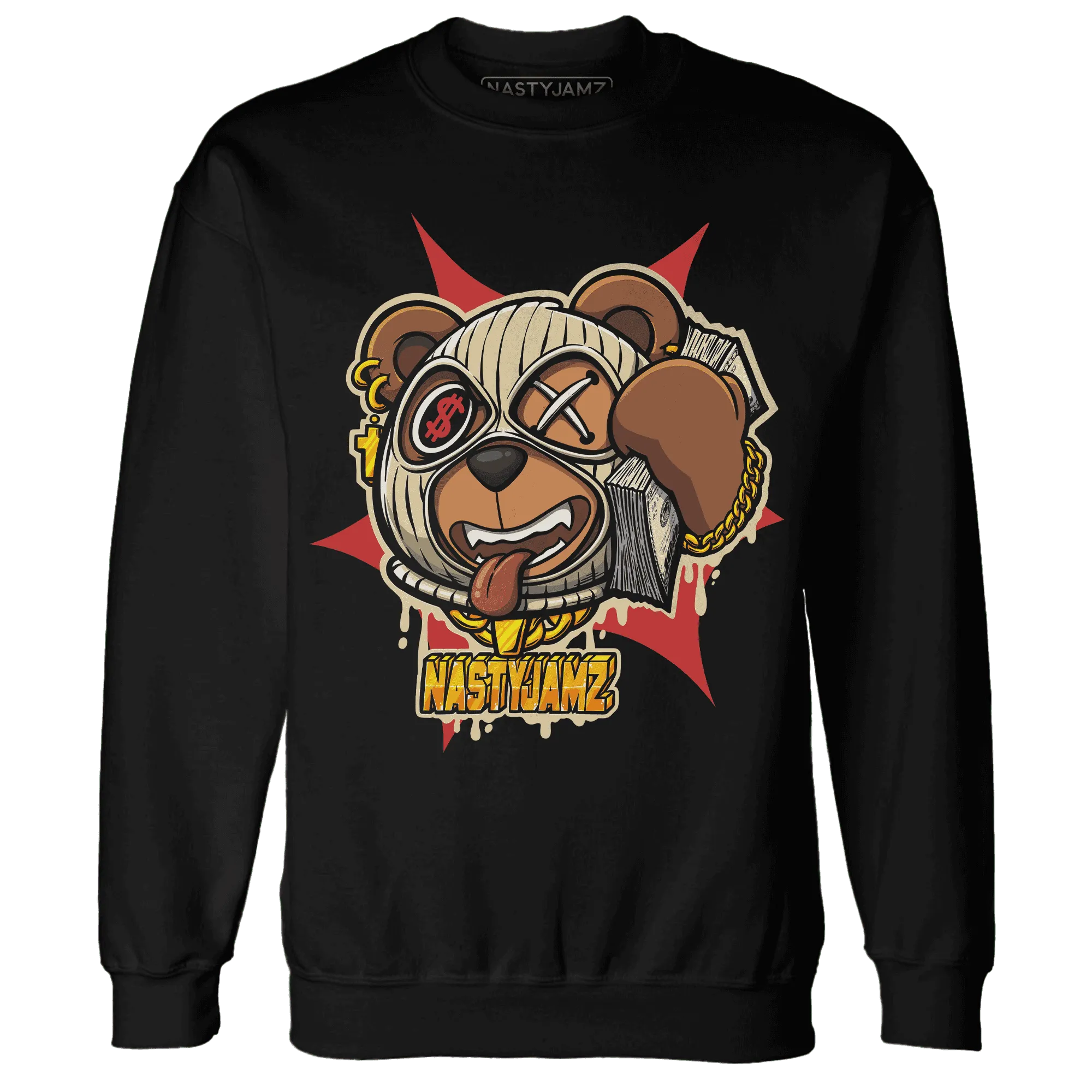 Dunk-Strawberry-Waffle-NastyJamz-Sweatshirt-Match-Money-Motive-BER