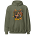 Olive 5s Hoodie Match Money Motive BER - NastyJamz
