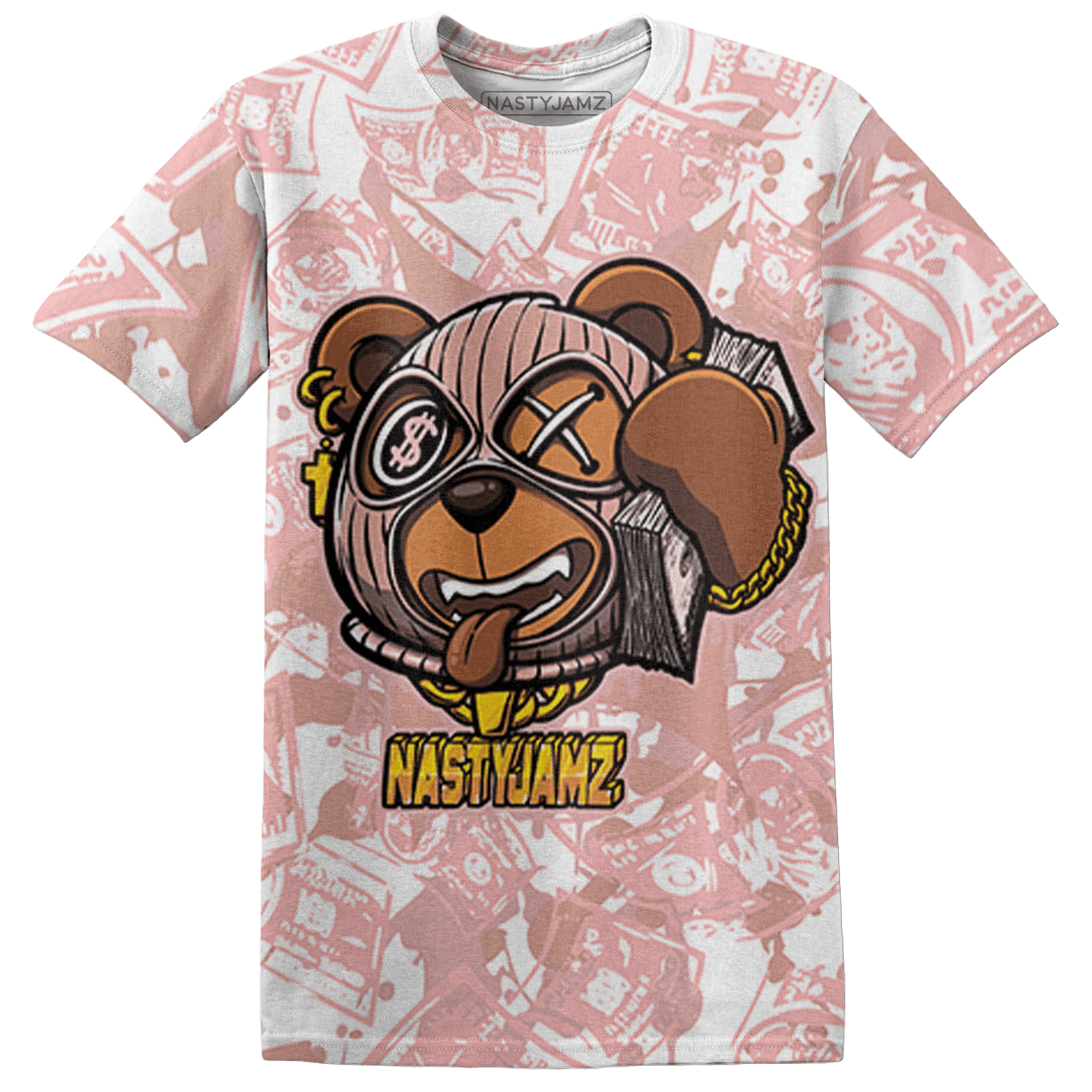 Low Legend Pink 11s T Shirt Match Money Motive BER 3D All-Over Print - NastyJamz