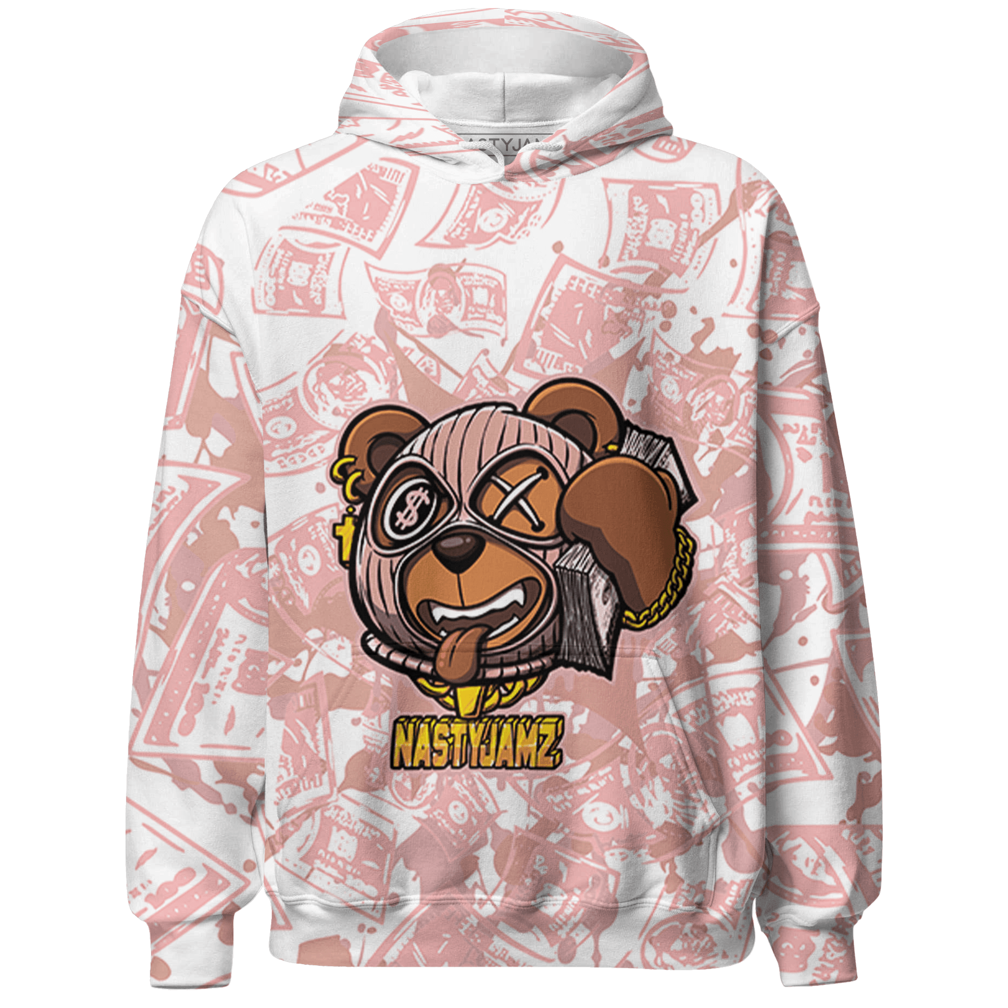 Low Legend Pink 11s Hoodie Match Money Motive BER 3D All-Over Print - NastyJamz